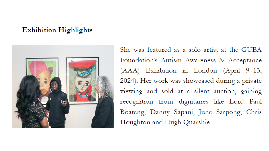 Artist profile — page 3
